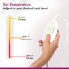 Flamingo Orthopaedic Electric Heating Pad | Pain Relief Heating Belt with Temperature Controller for Lower Back, Knee, Shoulder, Cramps, and Neck | Back Pain Relief