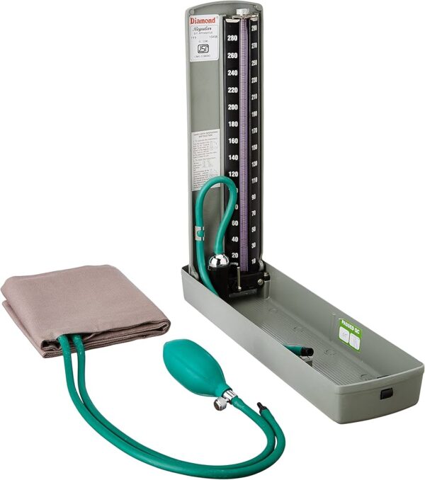 BPMR111-1 Diamond Regular Blood Pressure Monitor Mercurial with Normal Cuff | Sphygmomanometer Mercury BPMR111