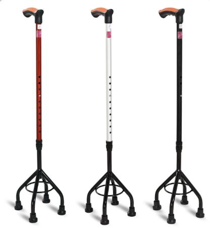 OC-2173 Flamingo Quadripod Walking Stick Metal Base