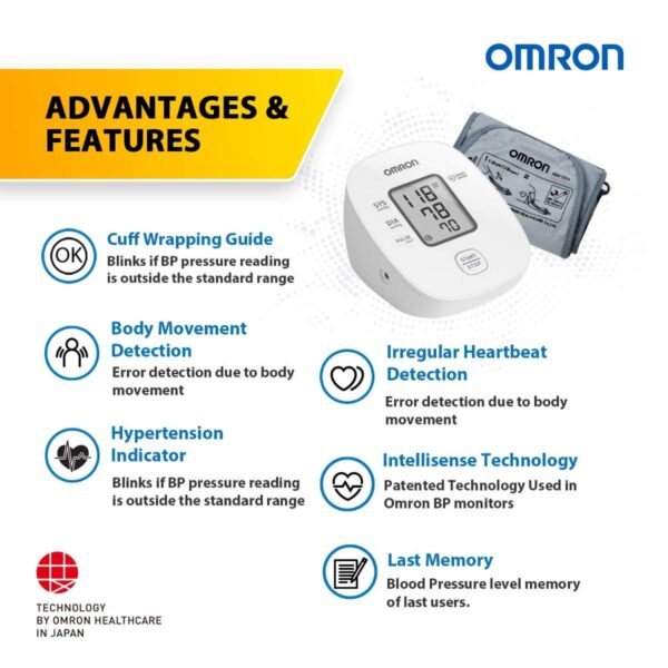omron 7121j 4 Omron HEM 7121J Fully Automatic Digital Blood Pressure Monitor