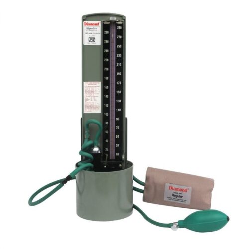 Diamond wall 1 Diamond Mercurial Blood Pressure Monitor Regular with Velcro Cuff Wall Hanging | Sphygmomanometer Mercury BPMR142