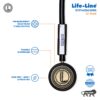 L2 Gold 4 Life Line Stethoscope L2-Gold Pl.