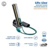 LL Inc 3 Life-Line Mercurial Blood Pressure Monitor Desk Model Inclined | Sphygmomanometer Mercury BPMB031