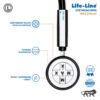 Max-Deluxe 2 Life-Line Stethoscope Max Deluxe STH020