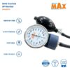 Max Dial 2 Life-Line MAX Aneroid Dial Sphygmomanometer for Monitoring Blood Pressure