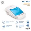 alpha 3 LIFE LINE ALPHA Compressor Nebulizer with Complete Mask Kit for Kids and Adults | Nebuliser with Storage Compartment | Low-noise Nebulizing Machine with 2 Masks & 5 Filters