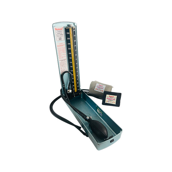 Diamond Mercurial Blood Pressure Monitor with Pediatric Cuff | Sphygmomanometer Mercury BPMR115