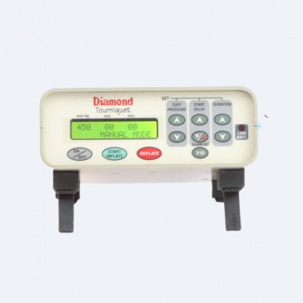 Diamond Model TRDG 511 Electronic Tourniquet Automatic for Single Cuff Operation with 3 Std. size Silicon Cuffs Auto-Clavable