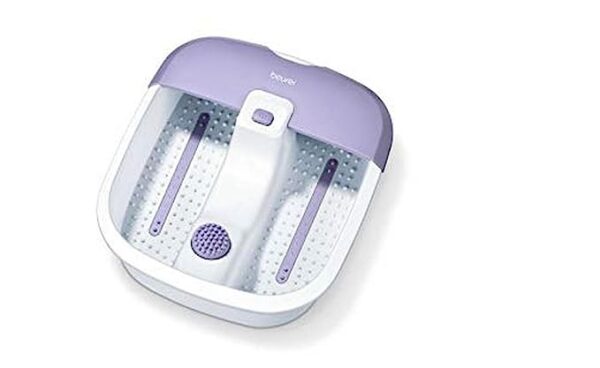Beurer FB 12 Footbath Massager with 3 Functions: Vibration Massage, Bubble Massage, Water Tempering