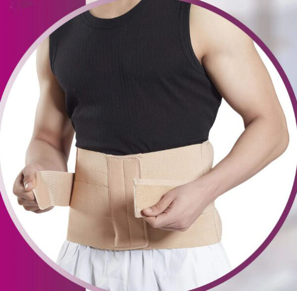 Beige Flamingo Contoured L.S. Support Belt