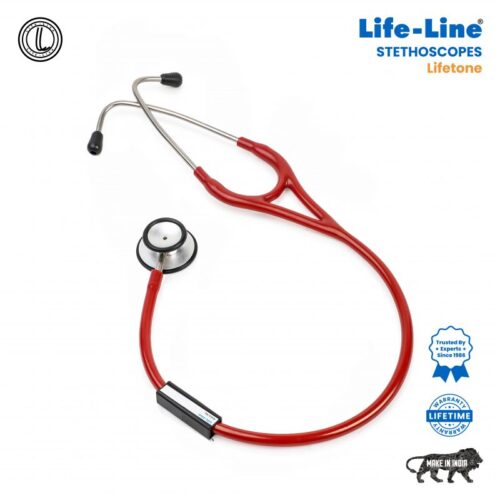 Red Life-Line Stethoscope Life-Tone