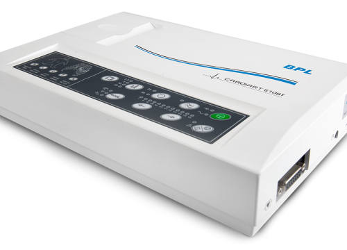 CARDIART-6108-T-right-side-view-1 BPL Single-channel ECG Machine Cardiart 6108T with Three Year Warranty
