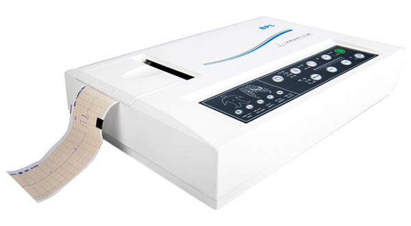 CARDIART-6108-T-right-side-view-3 BPL Single-channel ECG Machine Cardiart 6108T with Three Year Warranty
