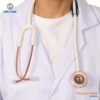 Add a heading - 8 LIFE LINE 'HIMALAYAN ROSE' Stethoscope (White and Rose Gold)| Single Diaphragm Chest Piece for Adults | Suitable for Doctors and Students