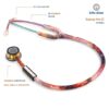 3 LIFE LINE 'GALAXY PRO II' Stethoscope (Rainbow Finish) | Dual Side Diaphragm Chest Piece for Adult and Pediatric | Suitable for Doctors and Students