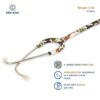 LIFE LINE 'RANGER II SS' Stethoscope (Green Camo and Stainless Steel) | Dual Side Diaphragm Chest Piece for Adult and Pediatric | Suitable for Doctors and Students