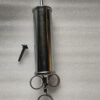 SS Syringe 2 Mathra / Thaila / ANUVASAN Vasti Yanthram / Glycerine Syringe - Stainless Steel - 100 ML For Panchkarma