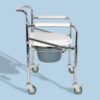 MHL-3003-3 Hero Eco Med Mediva Commode Chair with Arm Support and wheels MHL 3003