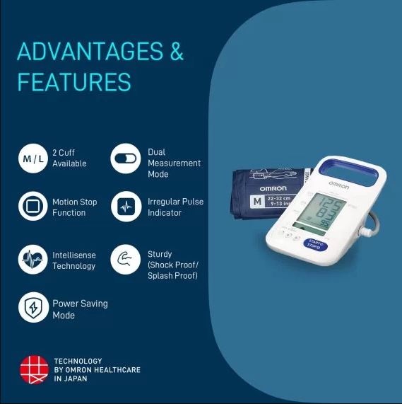 HBP-1320-2 Omron HBP-1320 Professional Blood Pressure Monitor, White