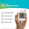 Accu-Chek Instant S Blood Glucose Glucometer Kit with Vial of 10 Strips, 10 Lancets and a Lancing device