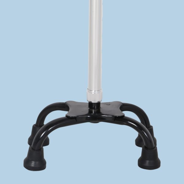 MHL-2010-Silver- Mediva Quadripod Walking Stick MHL 2010