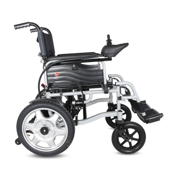 POWERWHEELCHAIR-Pic3 Hero MHL 1007 (LA) Electric Wheelchair with Metal rim rear wheels (Lead Acid Battery)