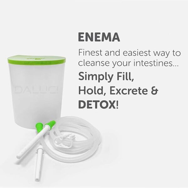 PVC Enema Kit for Home use with Instruction | Enema home kit for Adults Reusable & washable Enema kit For Men and Women