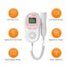 BPL Medical Technologies FD-03 Fetal Doppler Smart Noise Reduction & Heartbeat Detection Machine with in-Built Speaker for Home and Clinic Use - Pink & White