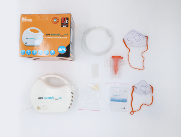 BPL BreathEzee N8 Low Noise Compressor Nebulizer