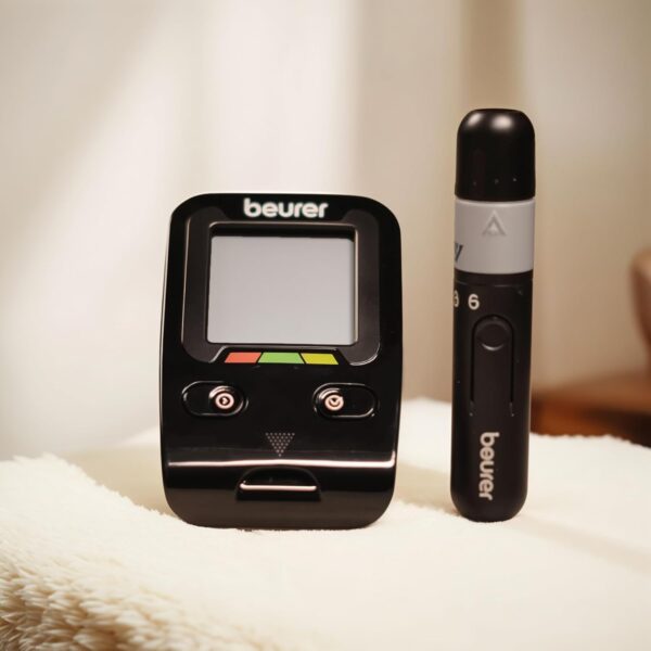 GL 22 Glucometer-2 Beurer Glucometer Machine with 10 Strips ( GL-22 )