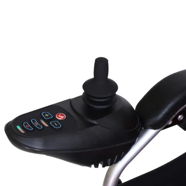 MHL1007-S-14-HEM Hero MHL 1007-S (LFP) Foldable Electric Wheelchair with Spoke Wheels and wide tyres (Lithium Battery)