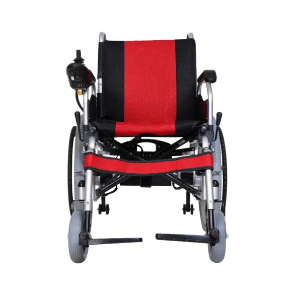 MHL1007-S-1copy Hero MHL 1007-S (LFP) Foldable Electric Wheelchair with Spoke Wheels and wide tyres (Lithium Battery)