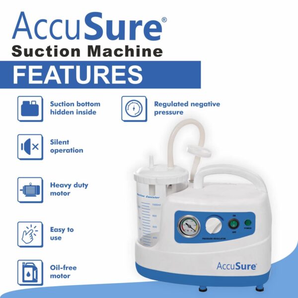 Suction-2 AccuSure Suction Machine