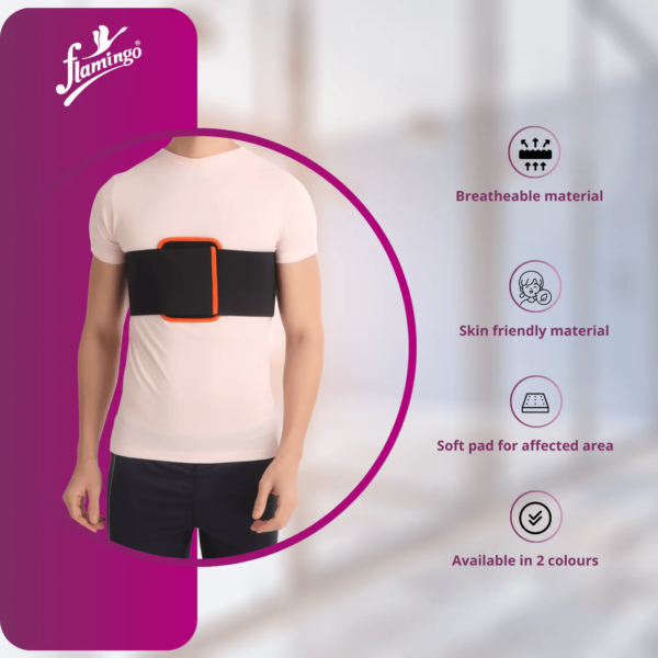 OC2028-P3 Flamingo Rib Chest Belt Male - OC 2028