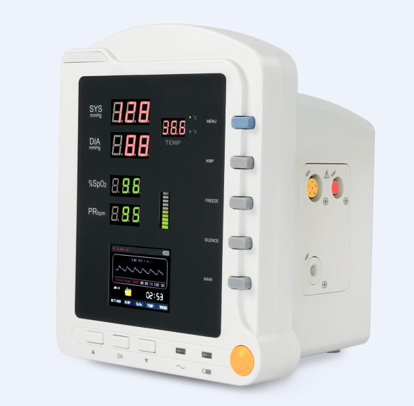 Contec CMS 5100 Patient Monitor (SpO2, NIBP, TEMP, PR)