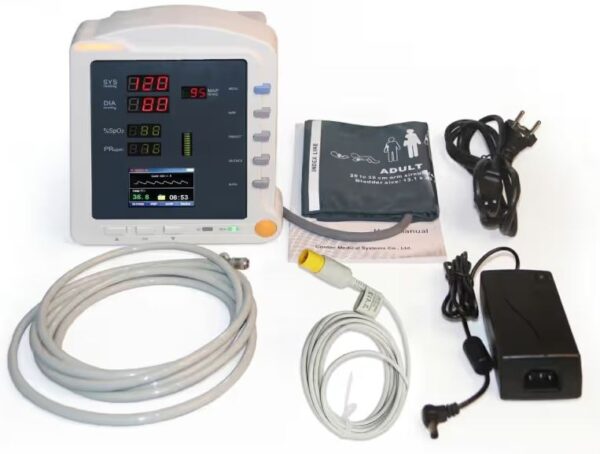 Contec CMS 5100 Patient Monitor (SpO2, NIBP, TEMP, PR)